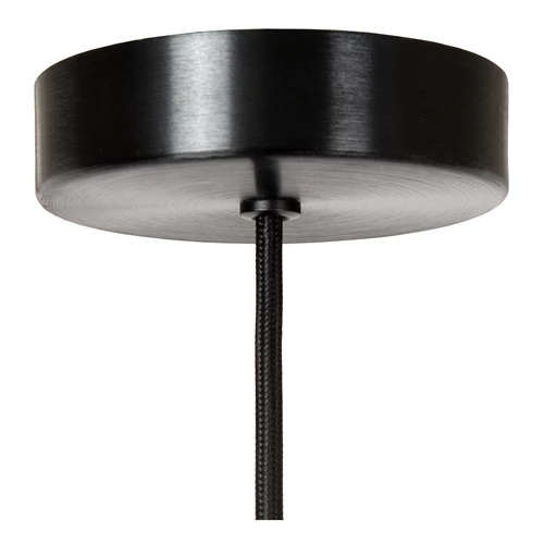 Lucide ORLANDO - Lámpara colgante - Ø 10 cm - 1xE27 - Ahumado - detalle 4